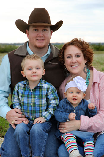 Jeff and Lauren Bedwell with their two children. Jeff and Lauren Bedwell with their two children.